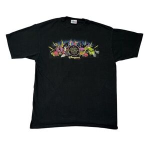 Disney Land Black Electrical Parade T-Shirt Made in USA XL
